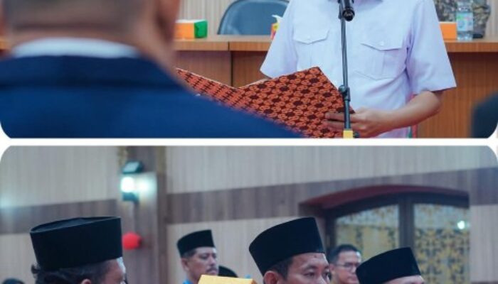 Wali Kota Dumai H. Paisal Memimpin Rapat Umum Pemegang Saham RUPS Luar Biasa PT. Pembangunan Dumai