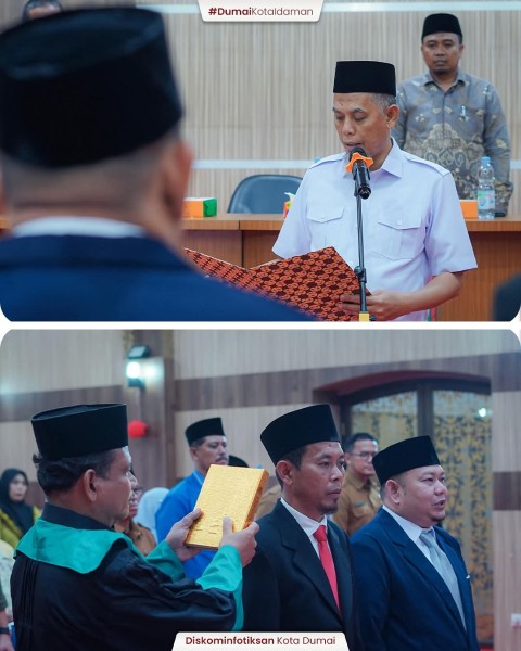 Wali Kota Dumai H. Paisal Memimpin Rapat Umum Pemegang Saham RUPS Luar Biasa PT. Pembangunan Dumai