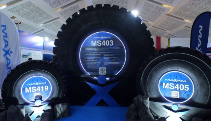 Maxam pamerkan ban kendaraan berat buatan Indonesia di Mining Expo